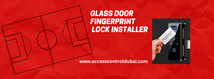 Glass door Fingerprint lock installer